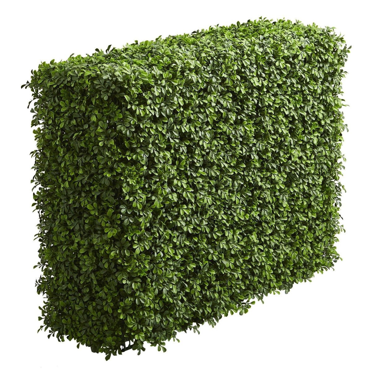 Boxwood Artificial Hedge 39-inch privacy fence by Nearly Natural, indoor/outdoor lush green leaves on Tampa Home & Garden Store