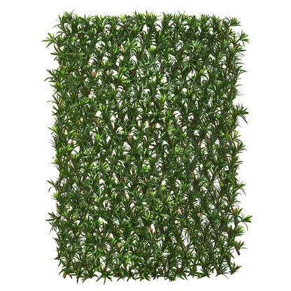Podocarpus Fence Trellis Nearly Natural UV resistant waterproof hedge panel on Tampa Store on Tampa Home & Garden Store