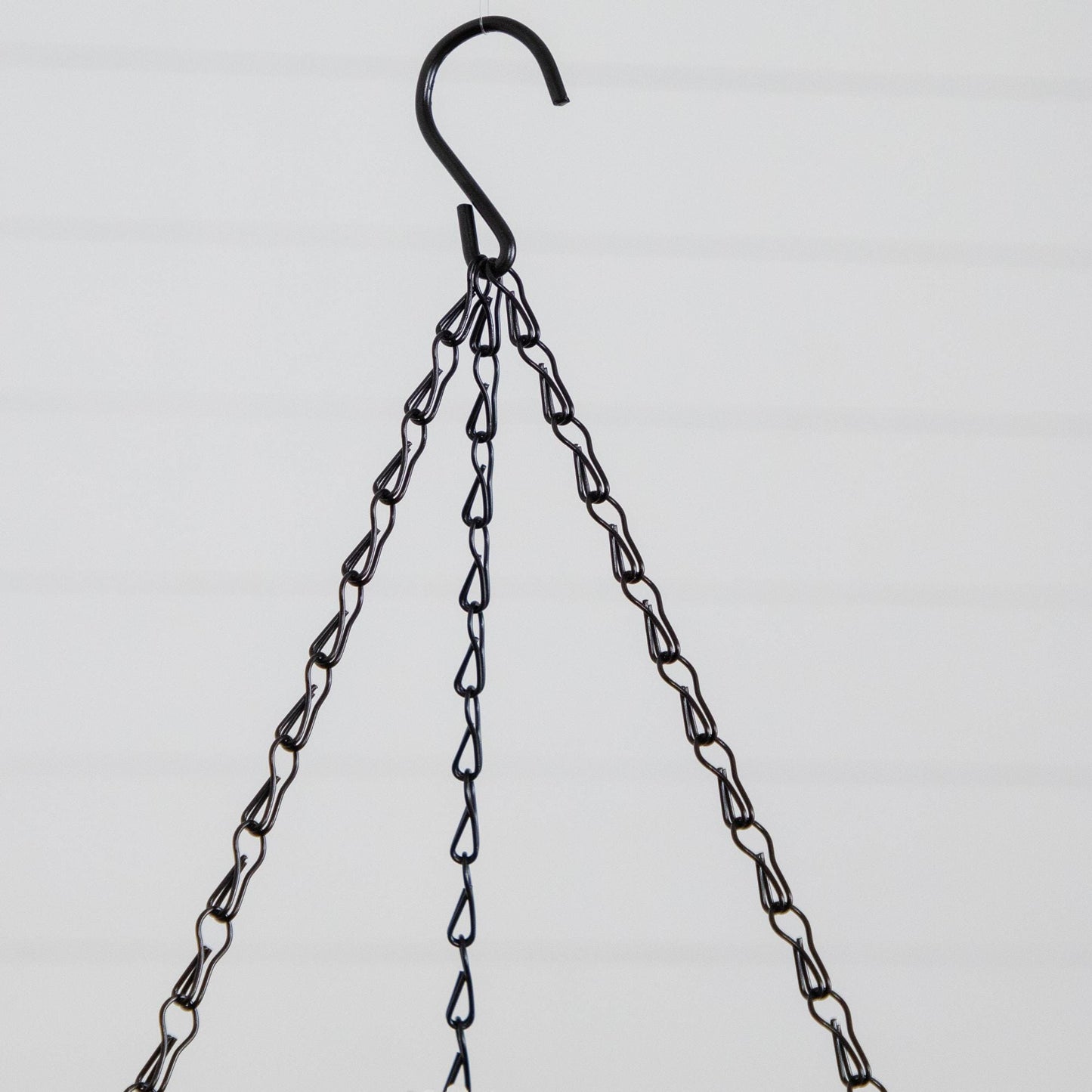 Hanging ring with black metal chains and hook for Nearly Natural 39in UV Resistant ferns on Tampa Home & Garden Store