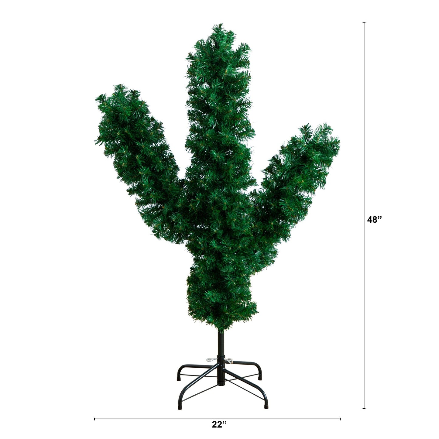 Artificial and Decorative Cactus Christmas Tree