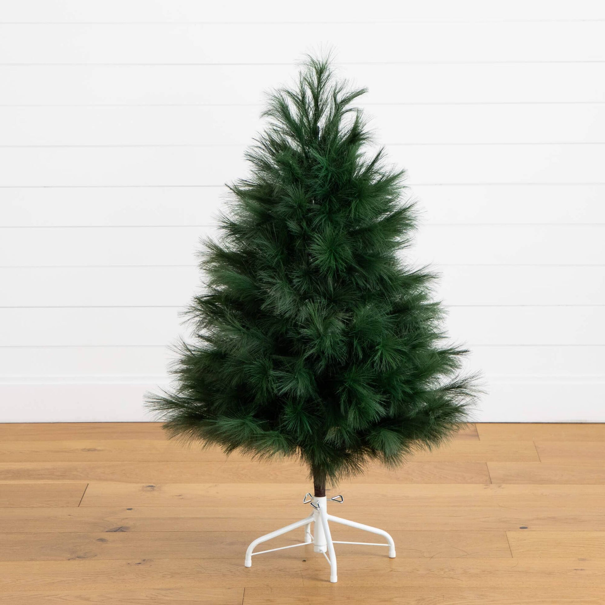 4' Artificial Green Pampas Grass Christmas Tree by Nearly Natural, green faux foliage on Tampa Home & Garden Store