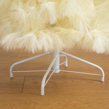 Artificial Off White Pampas and Christmas Tree