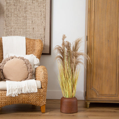 4 Foot Artificial Pampas Grass And Indoor Decor