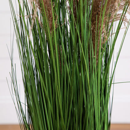 The Artificial Pampas Grass and Plum Decor
