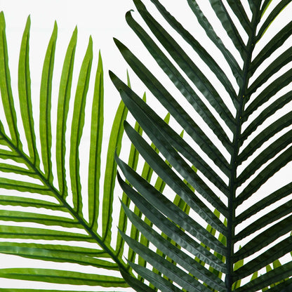 4’ Artificial Paradise Palm Tree green fronds by Nearly Natural, tropical palm leaves on Tampa Home & Garden Store
