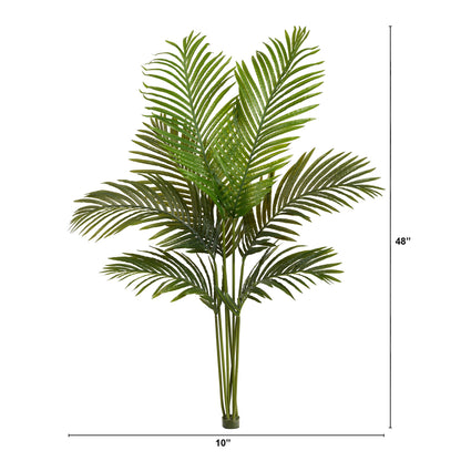 4 ft artificial Paradise palm tree with green fronds, no pot on Tampa Home & Garden Store