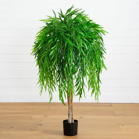 4’ Artificial Willow Tree (Real Touch) - Tampa Home & Garden Store