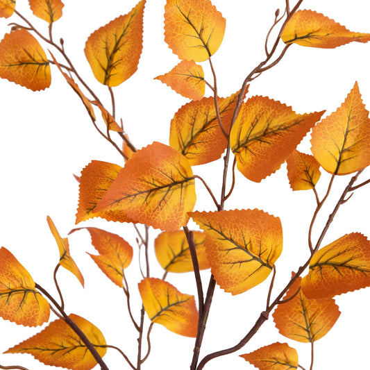 4' Autumn Birch Leaf Artificial Fall Tree - Tampa Home & Garden Store