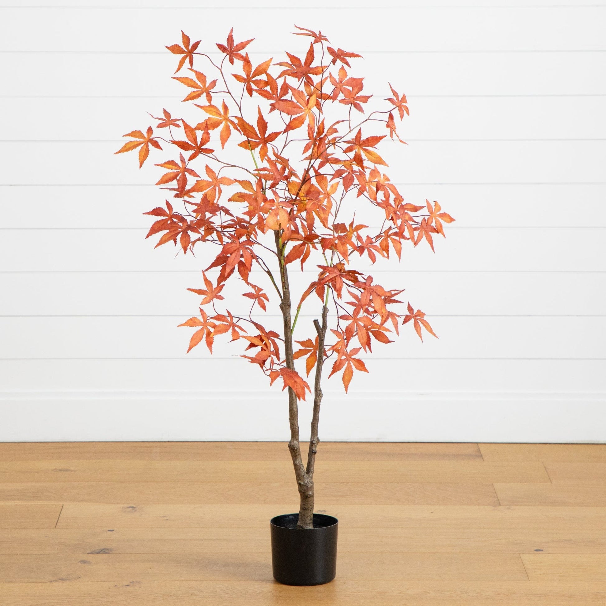 Artificial 4' Autumn Japanese Maple Tree with orange-red leaves on Tampa Home & Garden Store