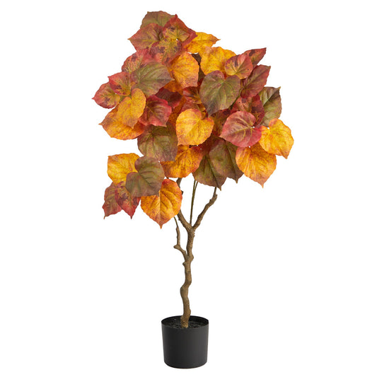 4’ Autumn Umbrella Ficus Fall Artificial Tree - Tampa Home & Garden Store