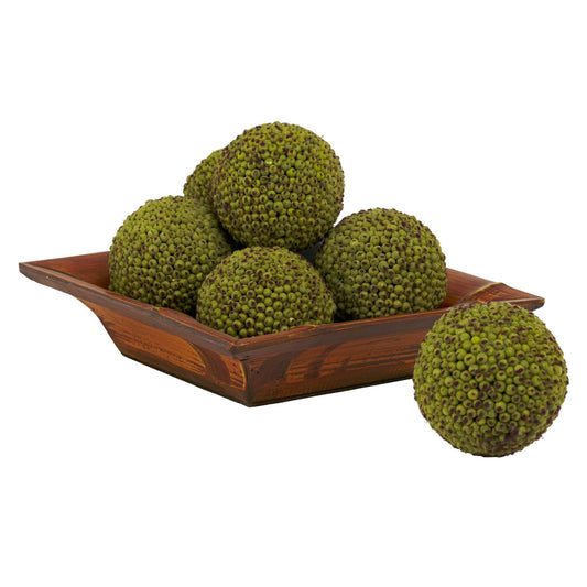 4" Berry Ball (Set of 6)" - Tampa Home & Garden Store