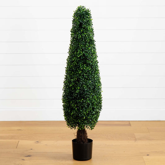4’ Boxwood Topiary Artificial Tree UV Resistant (Indoor/Outdoor) - Tampa Home & Garden Store