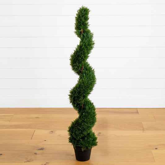 4' Cedar Spiral Silk Tree (In-door/Out-door) - Tampa Home & Garden Store