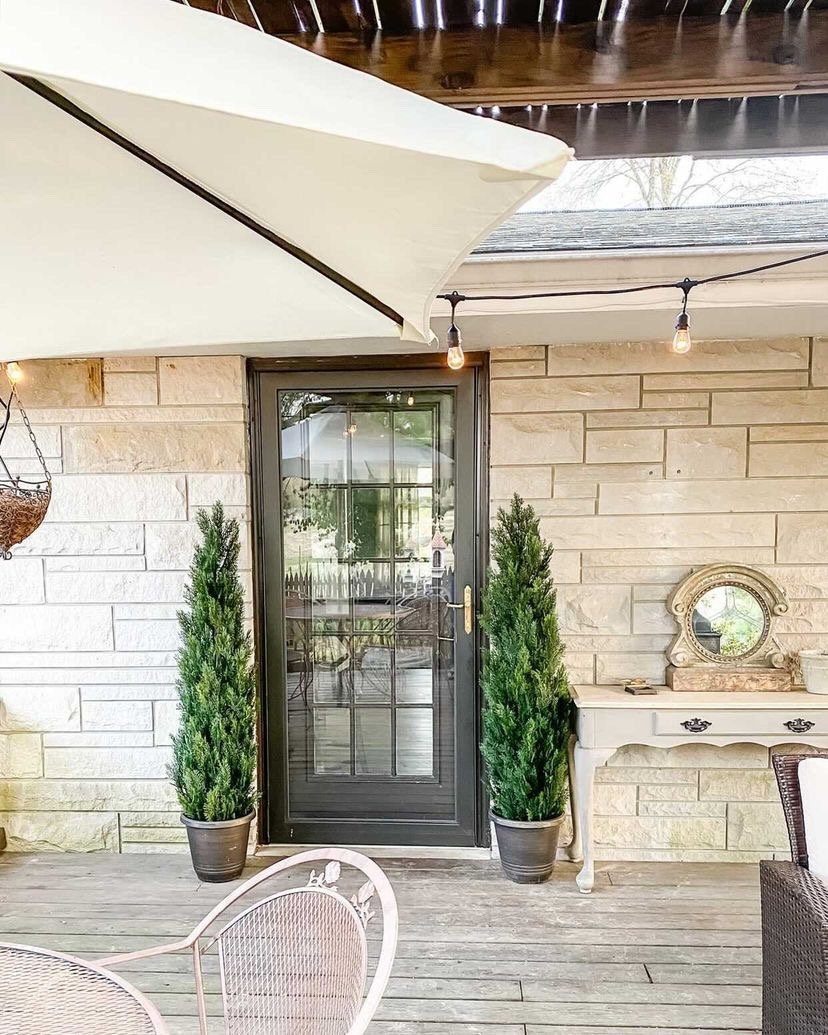 Árbol de cedro de seda de 4' (interior/exterior)