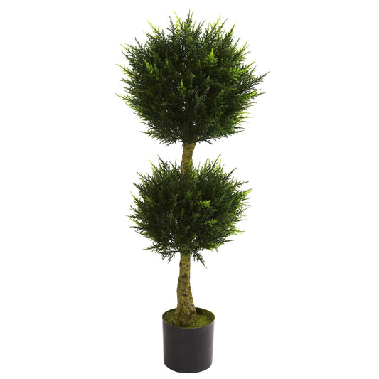 4' Double Ball Cypress Topiary UV Resistant (Indoor/Outdoor) - Tampa Home & Garden Store