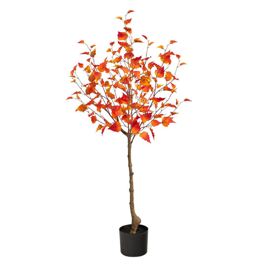 4’ Fall Birch Artificial Autumn Tree - Tampa Home & Garden Store