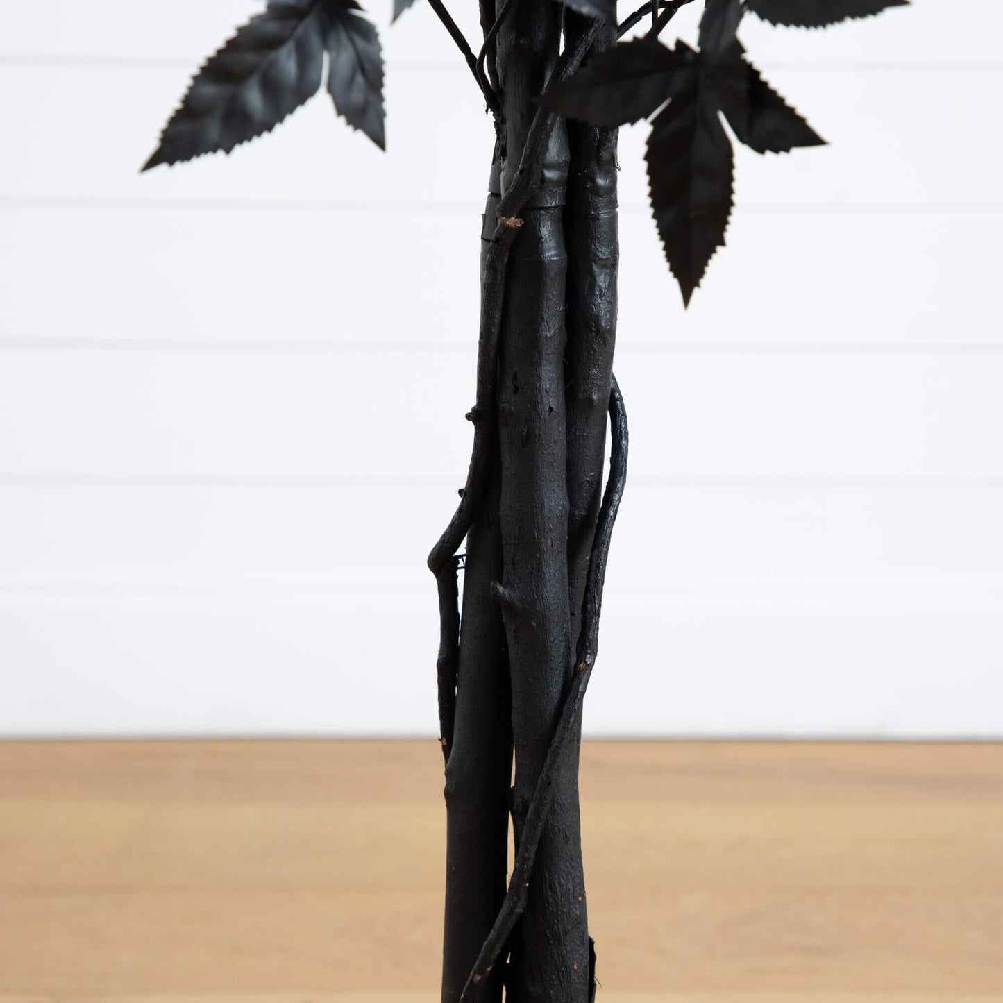 4' Artificial Halloween Black Maple Tree with natural trunk by Nearly Natural on Tampa Home & Garden Store