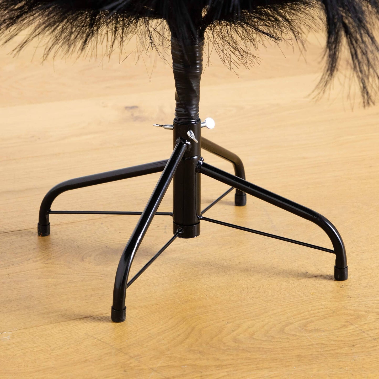 4 ft Nearly Natural artificial Halloween Black Pampas Grass Christmas Tree base and stand on Tampa Home & Garden Store