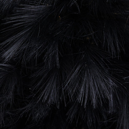 4 ft artificial Halloween black pampas grass Christmas tree close-up texture on Tampa Home & Garden Store