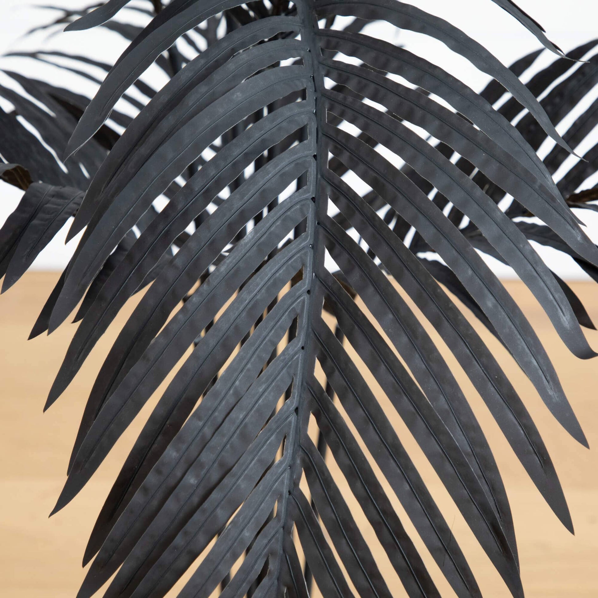 4' Artificial Halloween Black Paradise Palm Tree with black fronds Nearly Natural on Tampa Home & Garden Store