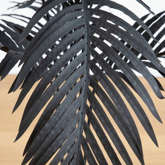 4' Artificial Halloween Black Paradise Palm Tree with black fronds Nearly Natural on Tampa Home & Garden Store