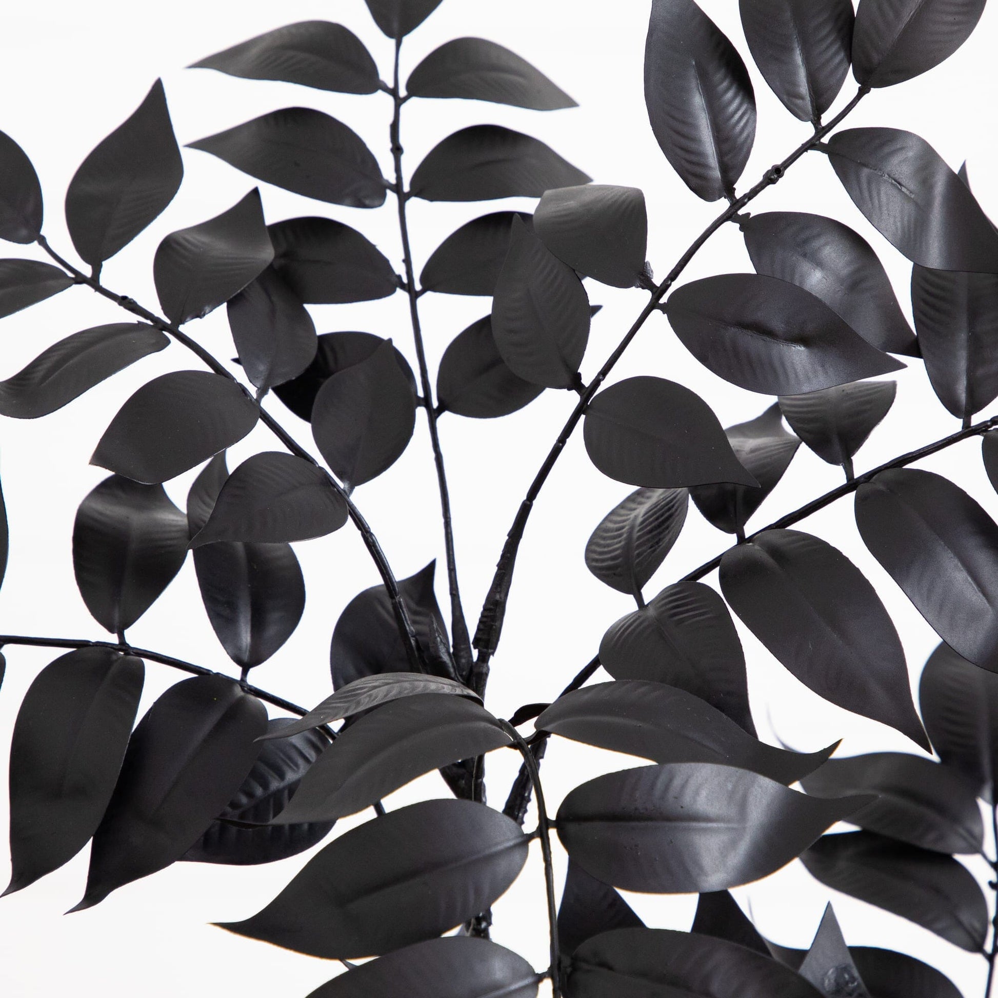 4' Artificial Halloween Black Sumac Tree with black leaves by Nearly Natural on Tampa Home & Garden Store