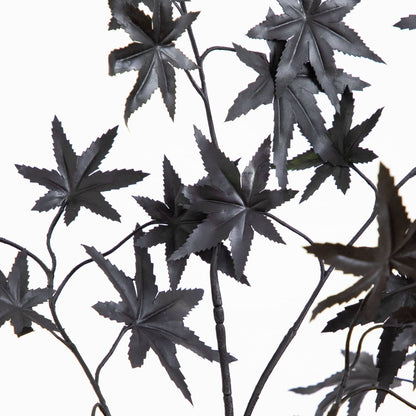 4' Artificial Eerie Black Maple Tree, black serrated maple leaves by Nearly Natural on Tampa Home & Garden Store