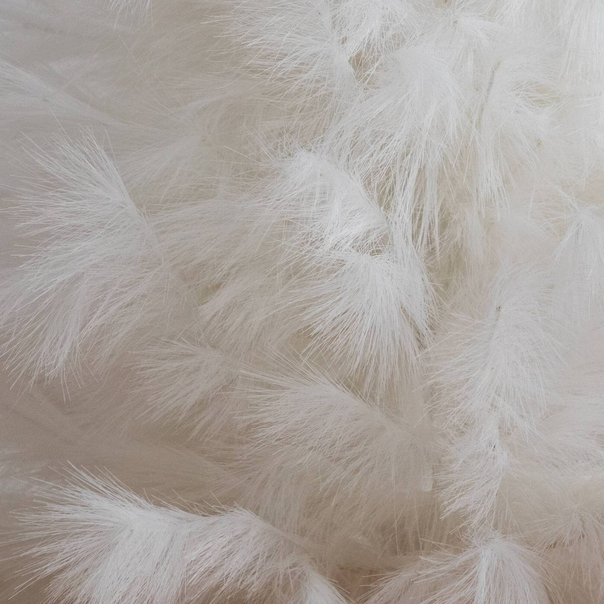 4' Artificial White Pampas Grass Christmas Tree by Nearly Natural with white fluffy plumes on Tampa Home & Garden Store