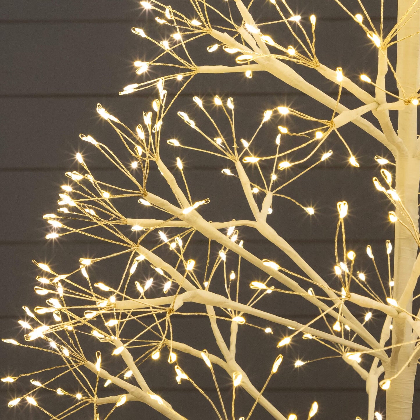 4 ft White Starburst Pre-Lit Artificial Tree with 800 fairy warm white LED lights Nearly Natural on Tampa Home & Garden Store