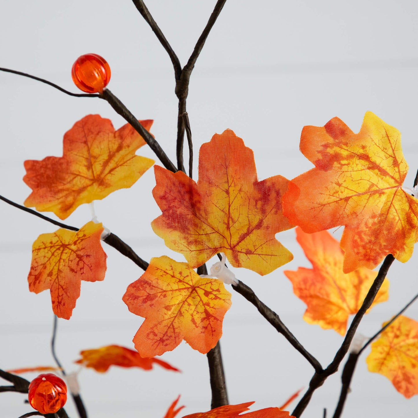 4 ft Nearly Natural autumn maple pre-lit tree with 56 pumpkin LED lights on Tampa Home & Garden Store