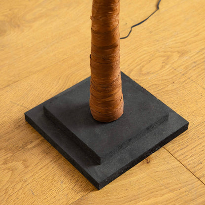 Tree 4 ft Nearly Natural maple trunk wrapped in brown bark on a black base with cord on Tampa Home & Garden Store
