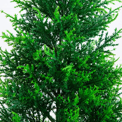 4' UV-resistant artificial Cypress Tower Tree by Nearly Natural for indoor/outdoor use on Tampa Home & Garden Store