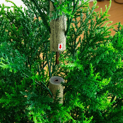 4' UV Resistant Artificial Cypress Tower Tree, Nearly Natural, indoor/outdoor on Tampa Home & Garden Store