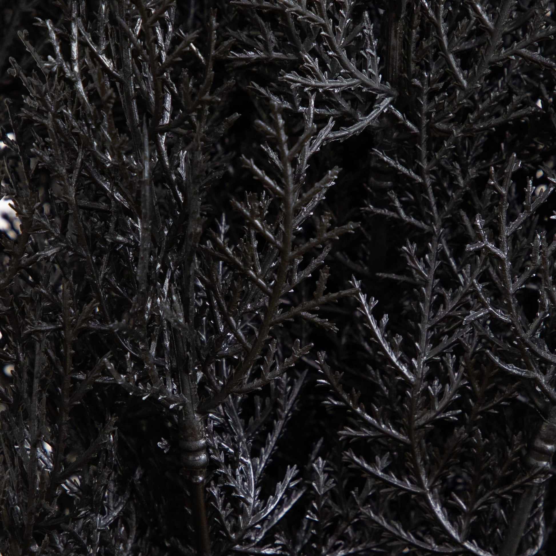 4' UV Resistant Artificial Black Cedar Tree Nearly Natural indoor outdoor black foliage on Tampa Home & Garden Store