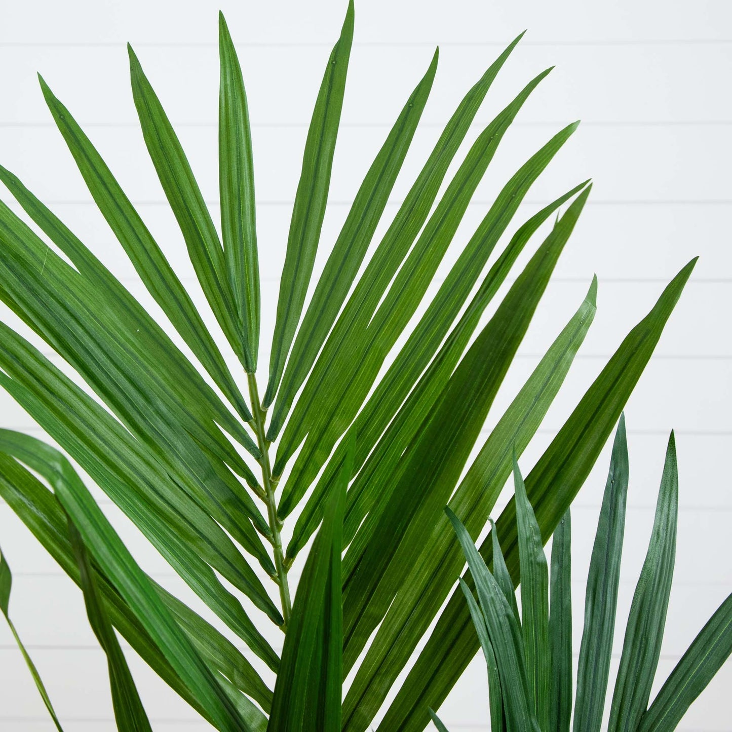 4' Kentia Palm Artificial Silk Tree by Nearly Natural, vibrant green fronds on Tampa Home & Garden Store