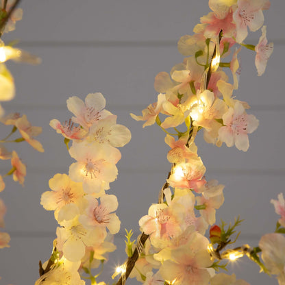 Large Artificial Cherry Blossom Tree with Lights