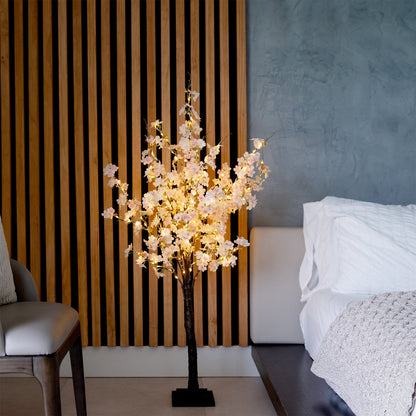 Large Artificial Cherry Blossom Tree with Lights