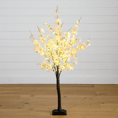Large Artificial Cherry Blossom Tree with Lights