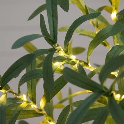 4Ft Artificial Olive Tree and 240 Warm Led Lights