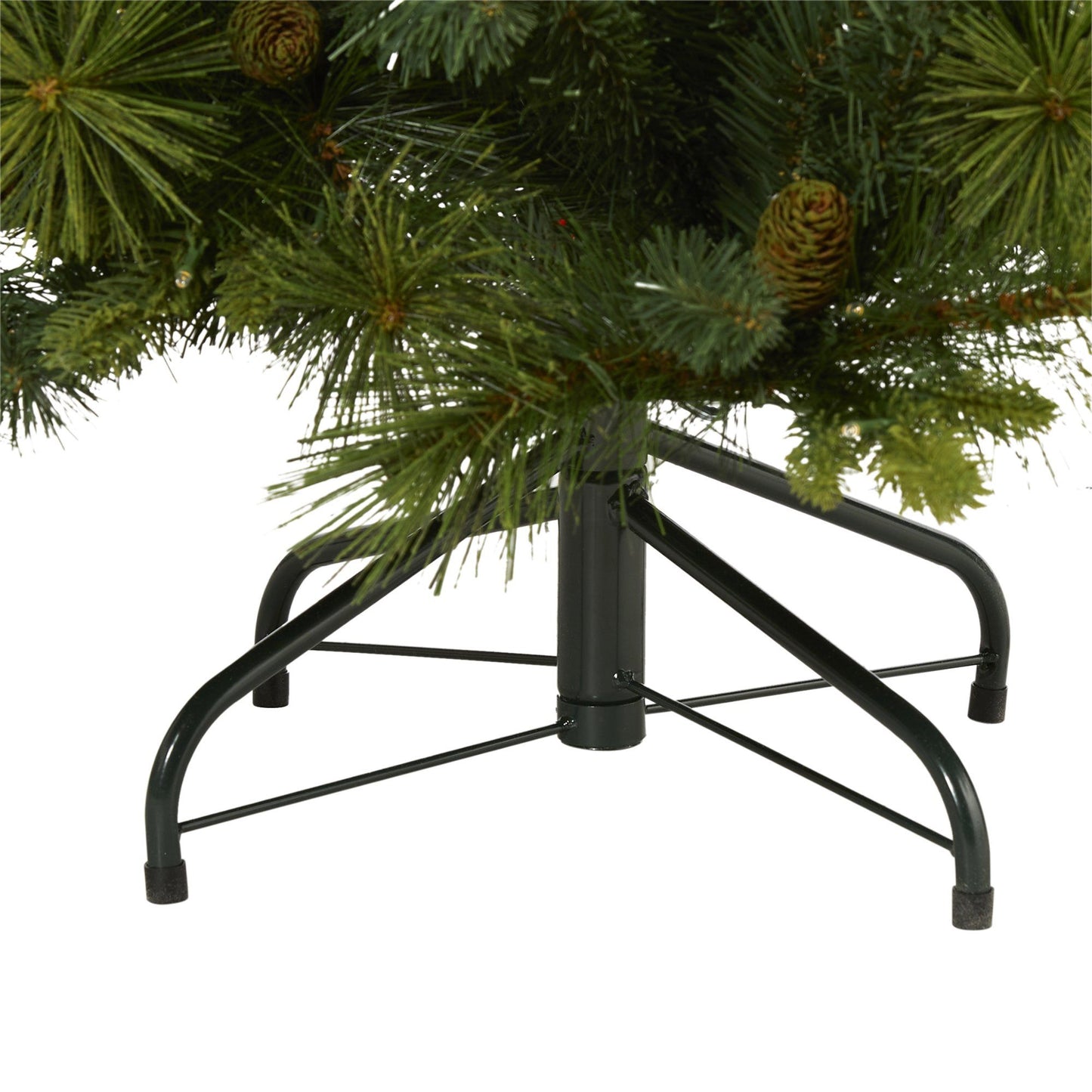 4 ft North Carolina pine artificial Christmas tree with pinecones and warm white LED lights on Tampa Home & Garden Store