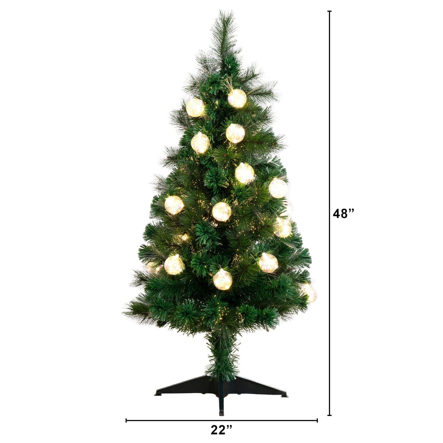 4ft Pre Lit Artificial Christmas Tree with Lights
