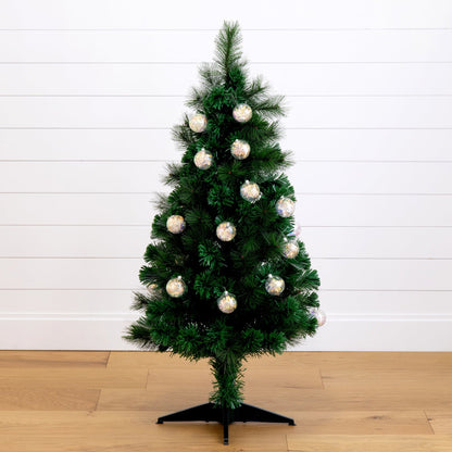 4ft Pre Lit Artificial Christmas Tree with Lights