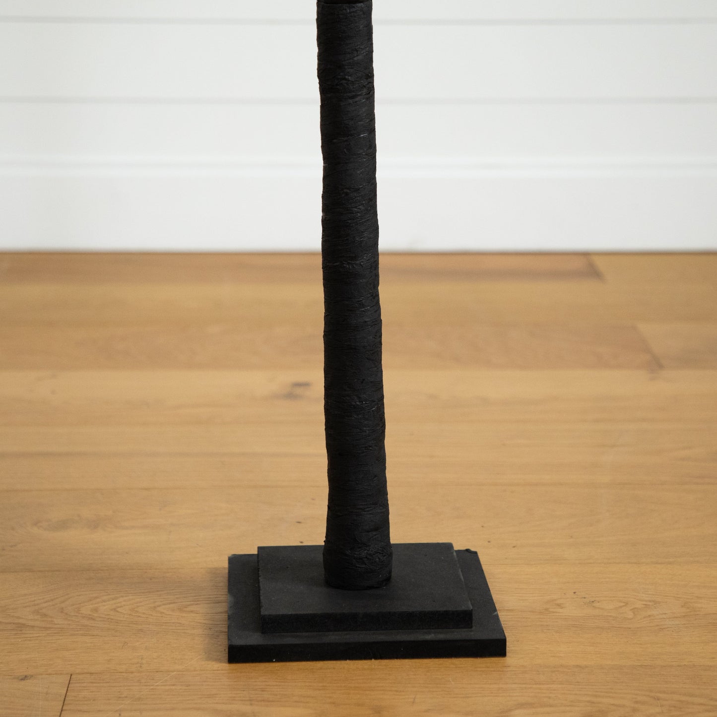 4’ Pre-Lit Halloween Deluxe Black Twig Tree with wrapped black trunk on square base on Tampa Home & Garden Store