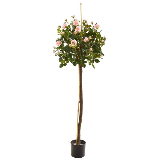 4’ Rose Topiary Artificial Tree - Tampa Home & Garden Store