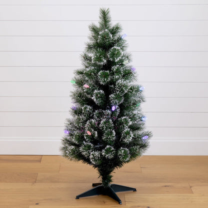 Mini Snowy and Pre Lit Artificial Christmas Tree