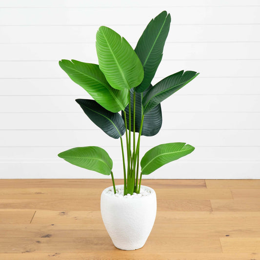 4’ Travelers Artificial Palm Tree in Oval Planter - Tampa Home & Garden Store
