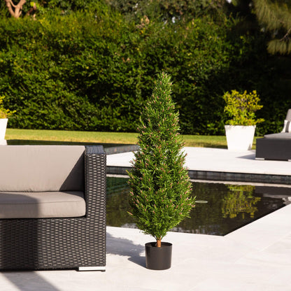 Artificial Rosemary Topiary for Porch and Yard