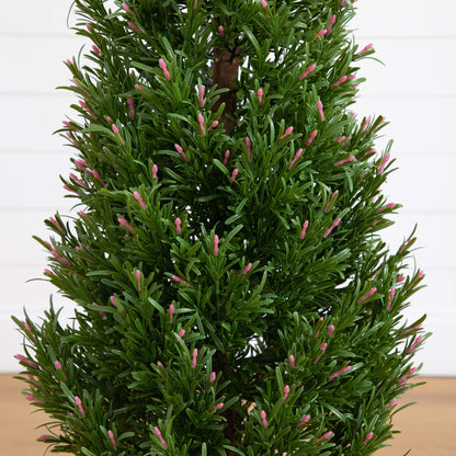 Artificial Rosemary Topiary for Porch and Yard