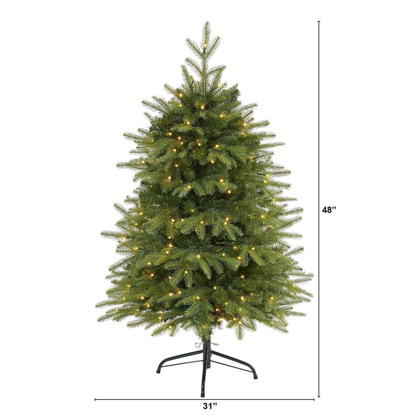4 Ft Natural Look Vancouver Fir Tree with Lights