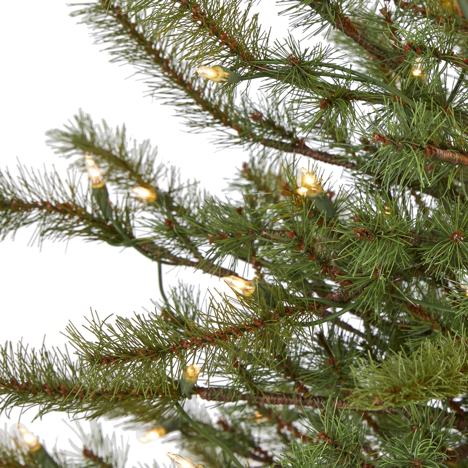 4 ft Vancouver Mountain Pine artificial Christmas tree by Nearly Natural with 100 clear lights on Tampa Home & Garden Store